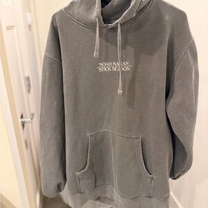 Noah Kahan Stick Season Gray Hoodie